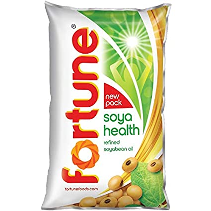 Fortune Soya Health Refined Soyabean Oil (Pouch)