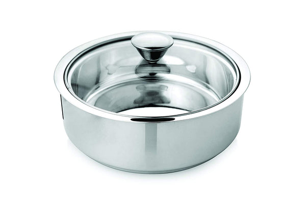 Vinayak Stainless Steel & Glass Casserole