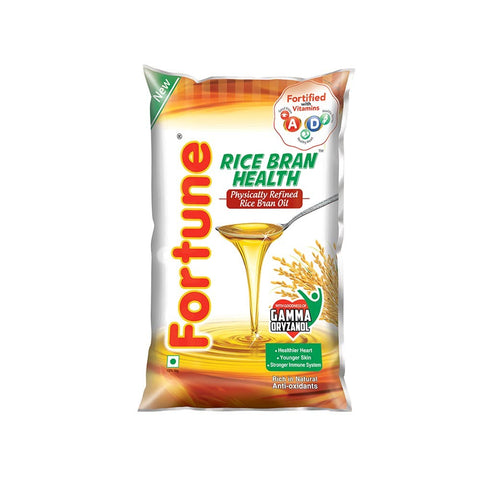 Fortune Health Refined Rice Bran Oil (Pouch)